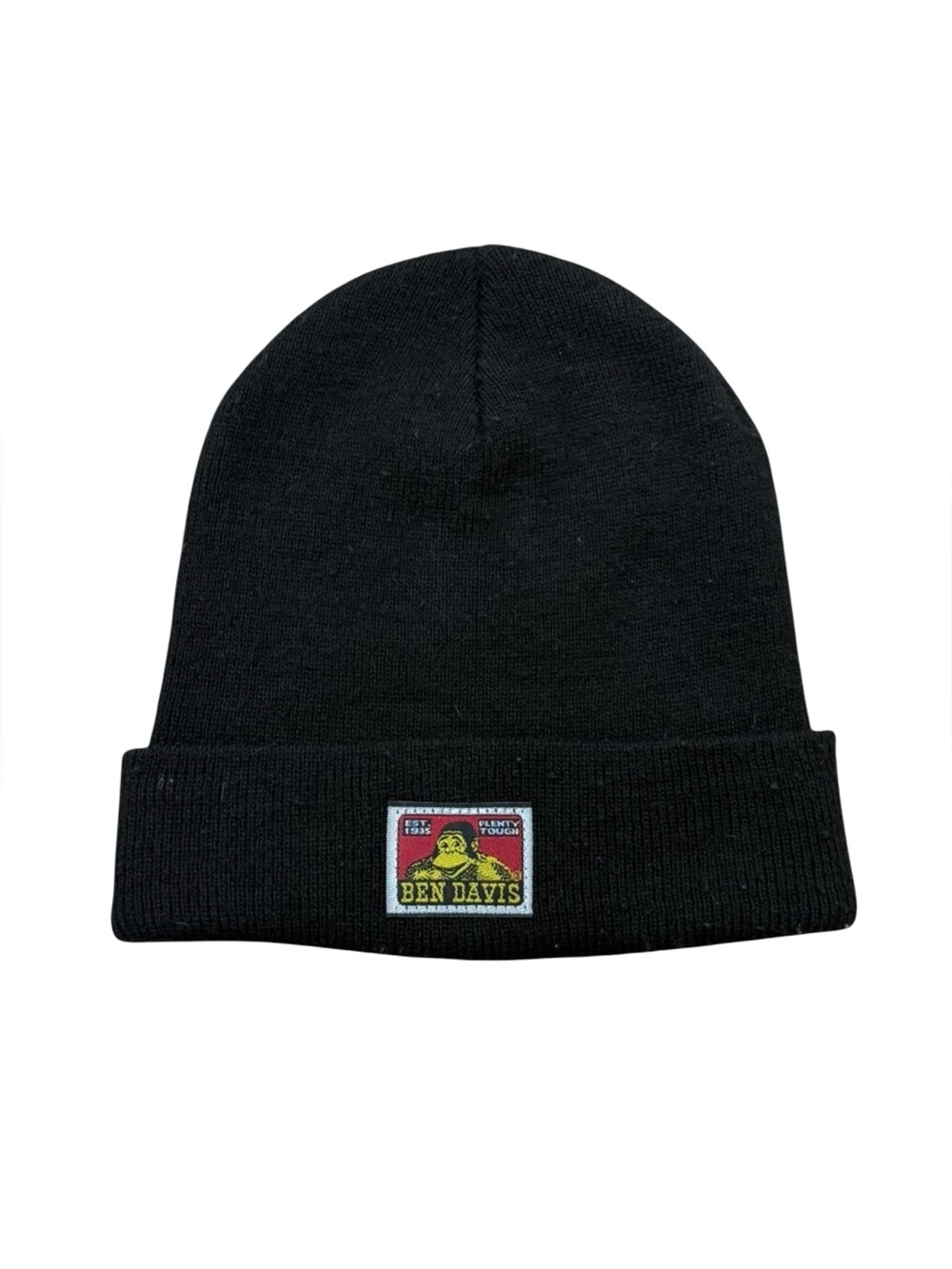 Men’s Ben Davis Black Knit Beanie USA Made Workwear